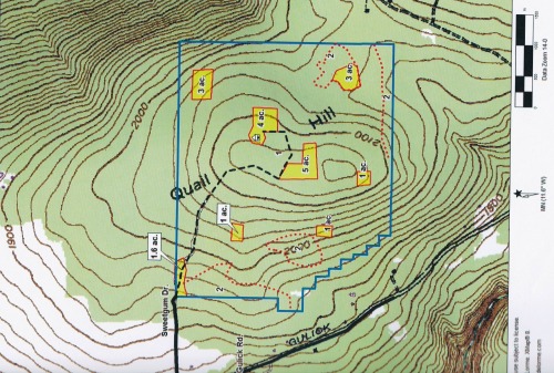 Mapped Out Plan for a Whitetail Deer Food Plot